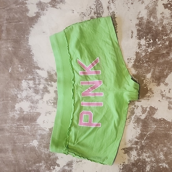 Pink VS Lime Green Lifeguard Low Rise Short Shorts. Size : L - Picture 2 of 11